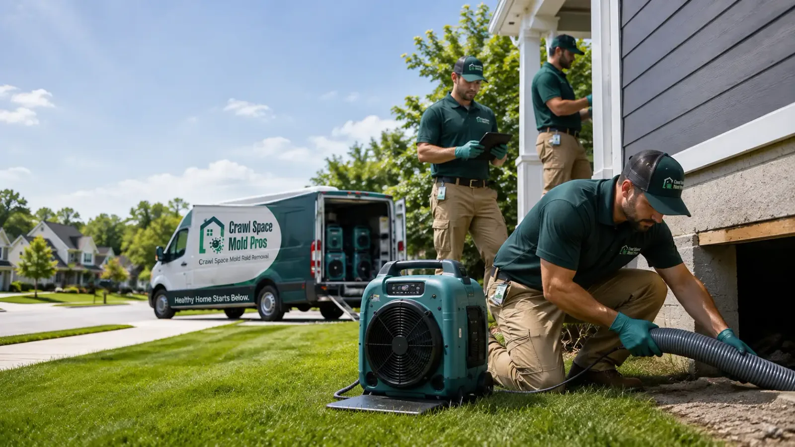 Crawl Space Mold Removal in Atchison, KS